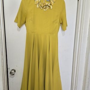 ASOS Yellow Midi Dress